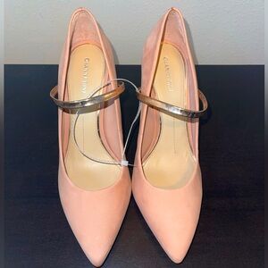 New! Gianni Bini Pink Suede/Nubuck Heels size 10